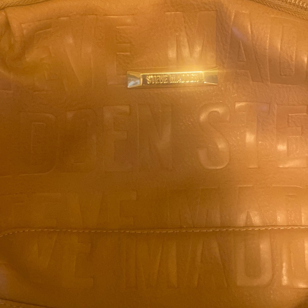 Steve Madden Backpack With Clutch Wallet Set Beige Taupe